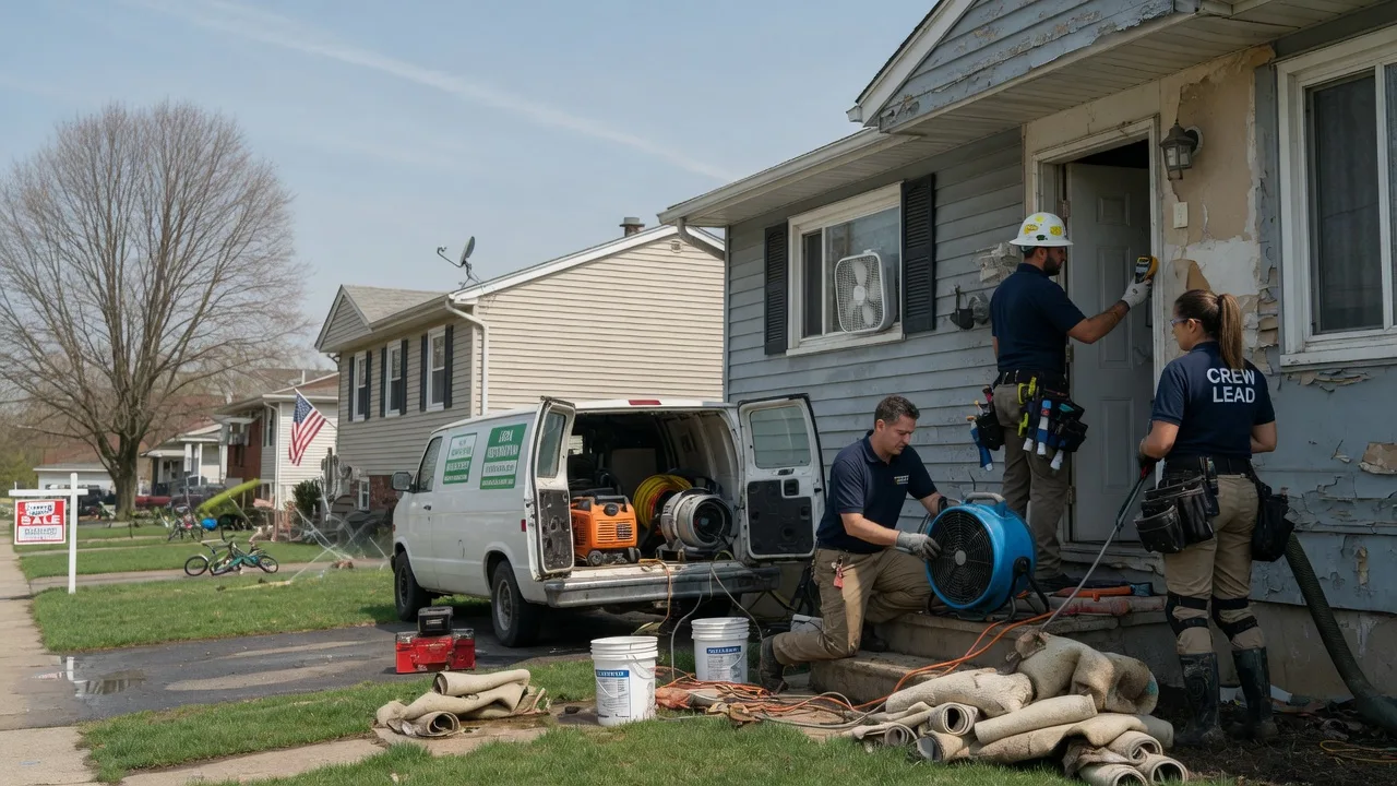 Flood Cleanup in New Albany, OH near me